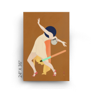 Dancer (Kobayakawa Kiyoshi X diedododa) Canvas Print