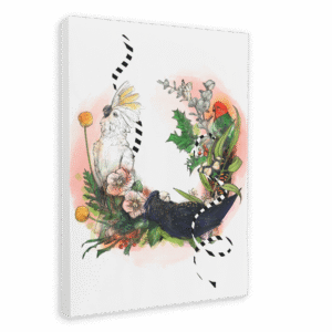 Party Of Parrots Canvas Print