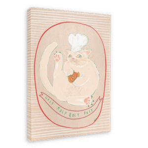 Roly Poly Matte Canvas Print
