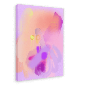 Chromatose No.01/Lilac Canvas Print