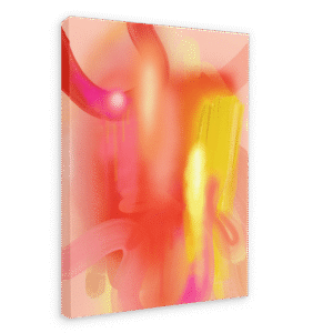 Chromatose No.02/Red Canvas Print