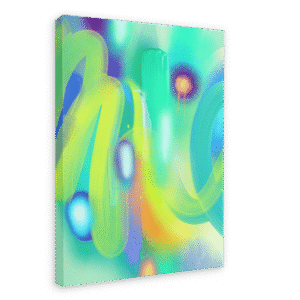 Chromatose No.03/Spearmint Canvas Print