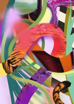 Chromatose Meander No. 3 Canvas Print