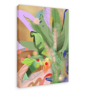 Chromatose Botanica - Banani-Banana Giclée Canvas Print