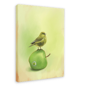 Apple Akekee Printed Canvas Wall Art