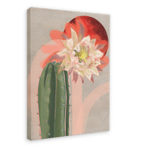 Bloodmoon Bloom Canvas Print