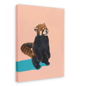 Red Panda Duo PB Canvas Print