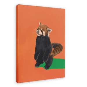 Red Panda Duo OG Canvas Print