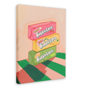 Bubblegum Giclée Canvas Print