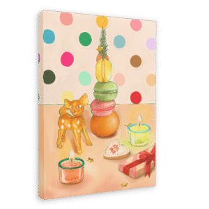 Hôtel Dodo Merry Macaron Giclée Canvas Print