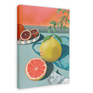 Mellow Pomelo Giclée Canvas Print