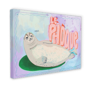 Le Phoque Matte Canvas Print