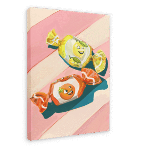 Pillow Sweets Citrus Giclée Canvas Print