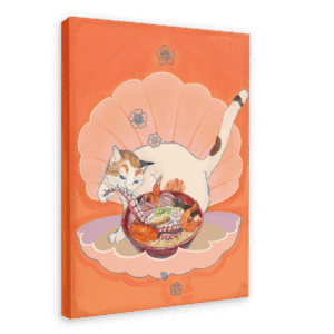 Seafood Ramen Thief a.k.a. Venus Of Pawticelli Giclée Canvas Print
