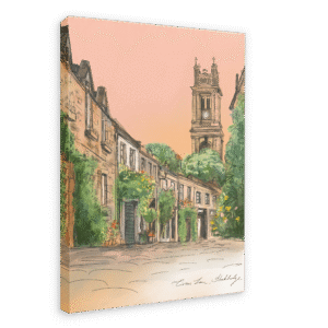 Circus Lane Edinburgh Canvas Print