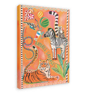 Rayures Sauvages Matte Canvas Print