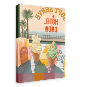 Soft Serve Giclée Canvas Print