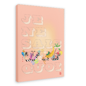 Je Ne Sais WTF Quoi Matte Canvas Print