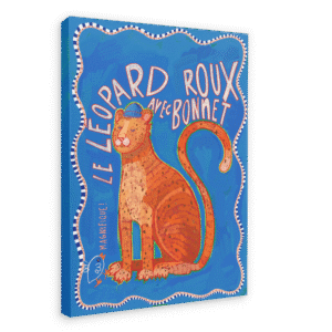 Le Léopard Roux Matte Canvas Print