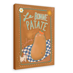 La Bonne Patate Canvas Print