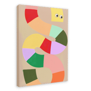 Jellysnakes Tropical Tang Giclée Canvas Print