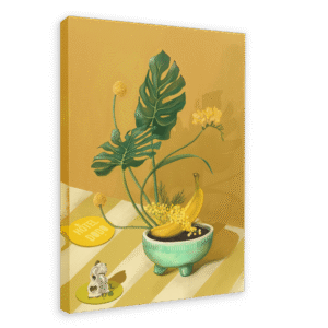 Ikebana Banana Giclée Canvas Print