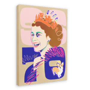 Queen Lizzy Canvas Print