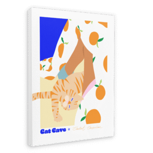Content Contortions Matte Canvas Print