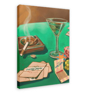 Lucky Ducky Casino Giclée Canvas Print