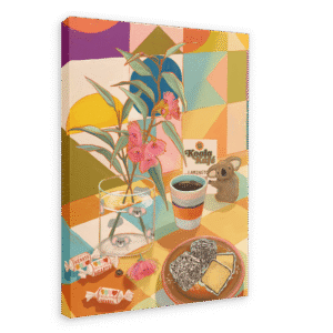 Koala Kafé Giclée Canvas Print