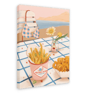 Frites Vites Giclée Canvas Print