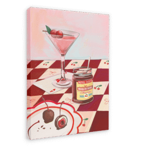 Cherry Bomb Giclée Canvas Print