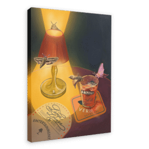 Lamp Lounge Giclée Canvas Print