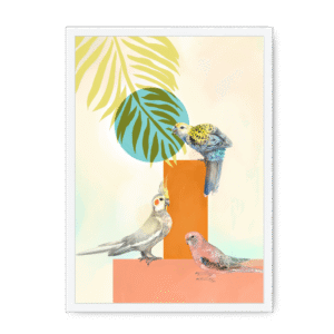 Tropical Pals Framed Print