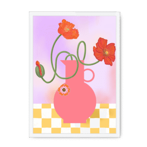 Poppies In Pink Framed Print