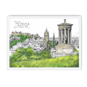 Calton Hill Edinburgh Framed Print