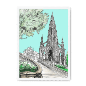 Scott Monument Edinburgh Framed Print