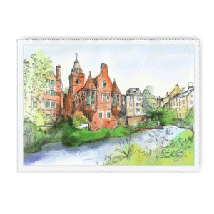 Water Of Leith & Dean Village Framed Print