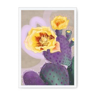 Purple Sundaze Framed Print