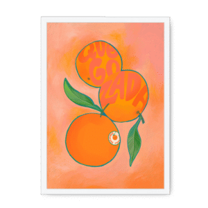 Naranjas Giclée Framed Print