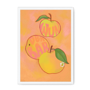 Apfel  Giclée Framed Print