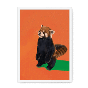 Red Panda Duo OG Framed Print