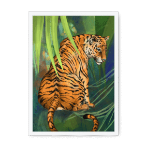Jungle Stripes Framed Print