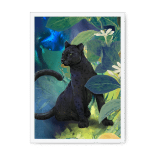 Midnight Prowl Framed Print