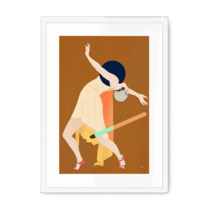 Dancer (Kobayakawa Kiyoshi X diedododa) Framed & Mounted Print