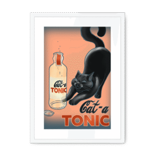 CataTonic Giclée Framed with a Mount Print