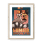 3982-mounted-natural-lemur-chocolate-giclee-framed-with-a-mount-print-18460235727004-8.png