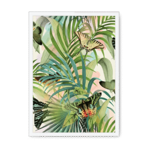 Fluttering Flora Framed Print