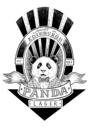 Panda Lager Matte Art Print