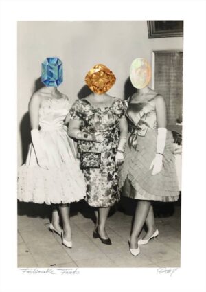 Fashionable Facets Matte Art Print